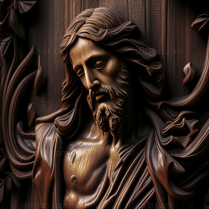 3D model st jesus (STL)